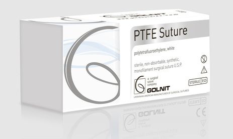 Golnit Dental PTFE Suture 4/0 18mm Reverse Cutting – Sterile – 12pcs/box (Exp 2027)